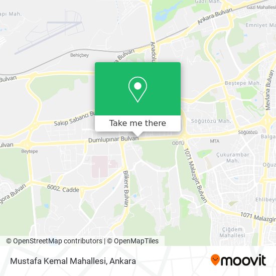 Mustafa Kemal Mahallesi map