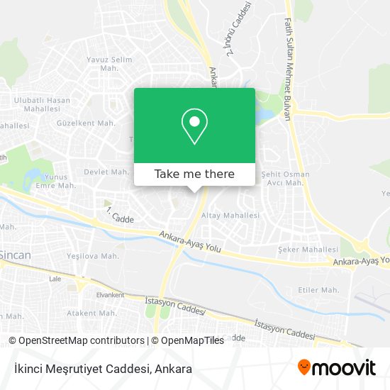 İkinci Meşrutiyet Caddesi map