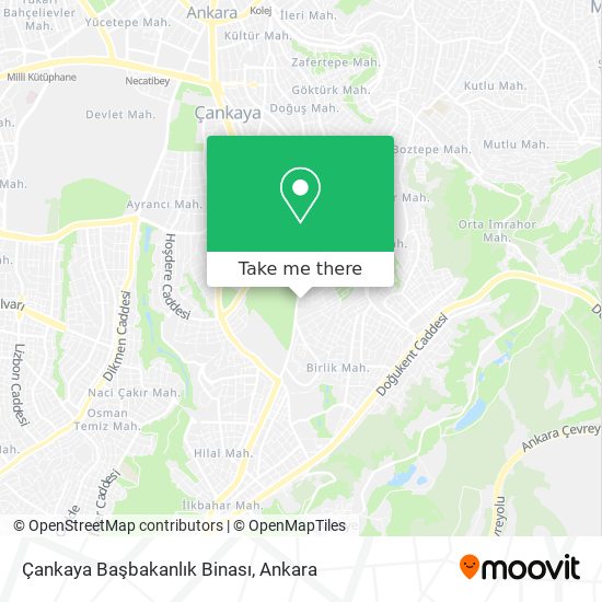 Çankaya Başbakanlık Binası map