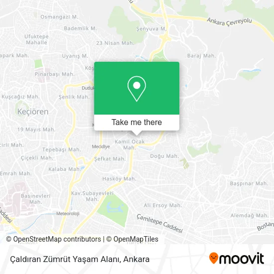 Çaldıran Zümrüt Yaşam Alanı map