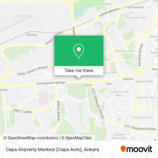 Cepa Alışveriş Merkezi (Cepa Avm) map
