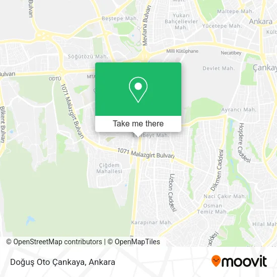 Doğuş Oto Çankaya map