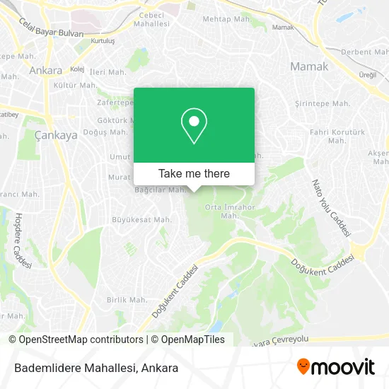 Bademlidere Mahallesi map
