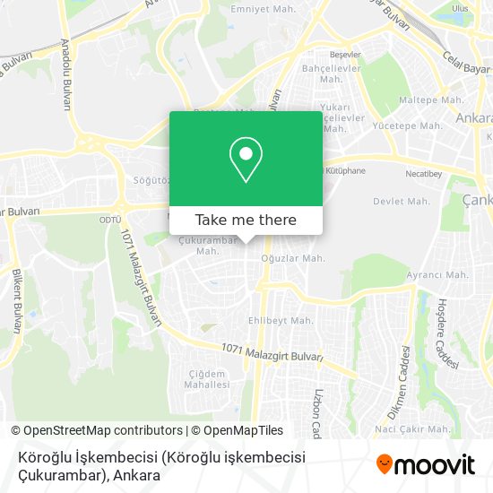 Köroğlu İşkembecisi (Köroğlu işkembecisi Çukurambar) map
