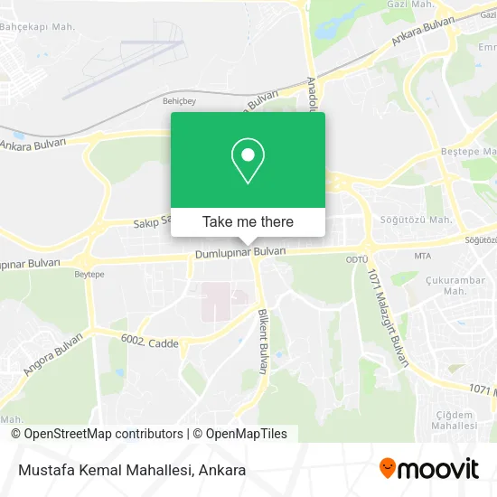 Mustafa Kemal Mahallesi map