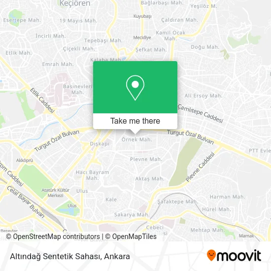 Altındağ Sentetik Sahası map