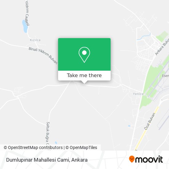 Dumlupınar Mahallesi Cami map