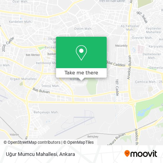 Uğur Mumcu Mahallesi map
