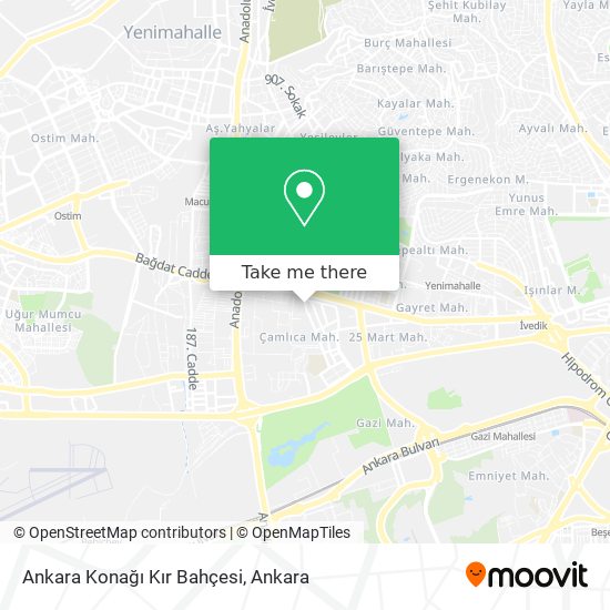 Ankara Konağı Kır Bahçesi map