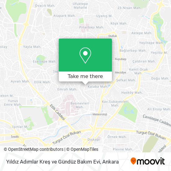 Yıldız Adımlar Kreş ve Gündüz Bakım Evi map