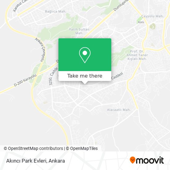 Akıncı Park Evleri map