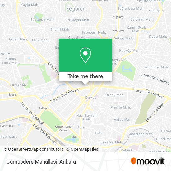 Gümüşdere Mahallesi map