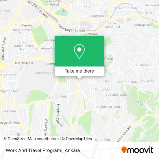 Work And Travel Programı map