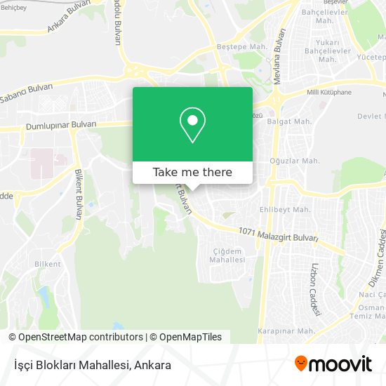 İşçi Blokları Mahallesi map