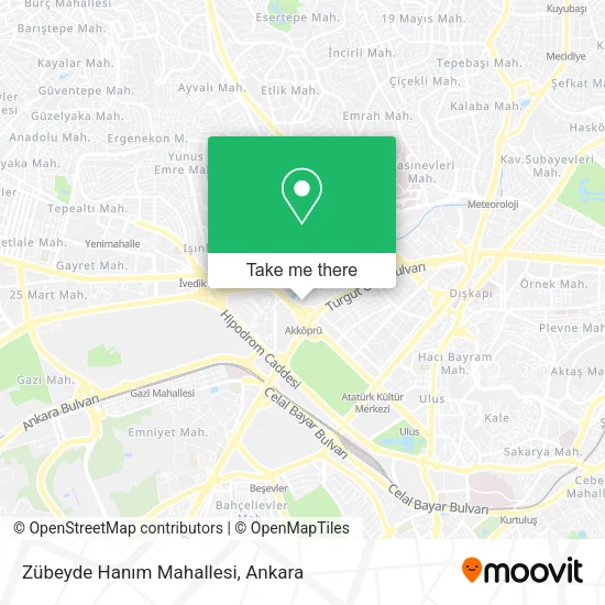 Zübeyde Hanım Mahallesi map