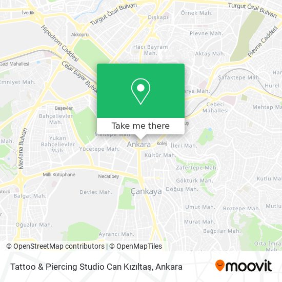 Tattoo & Piercing Studio Can Kızıltaş map