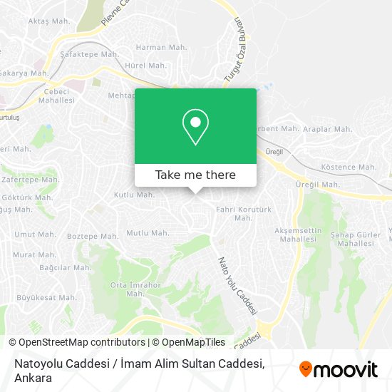Natoyolu Caddesi / İmam Alim Sultan Caddesi map