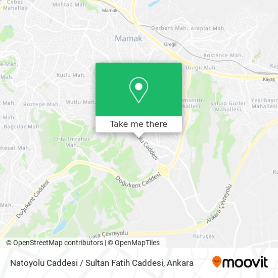 Natoyolu Caddesi / Sultan Fatih Caddesi map