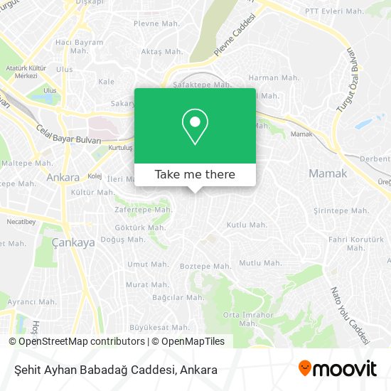 Şehit Ayhan Babadağ Caddesi map