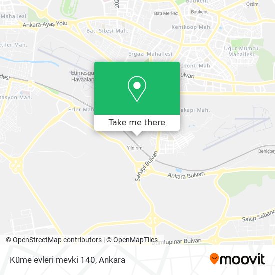 Küme evleri mevki 140 map