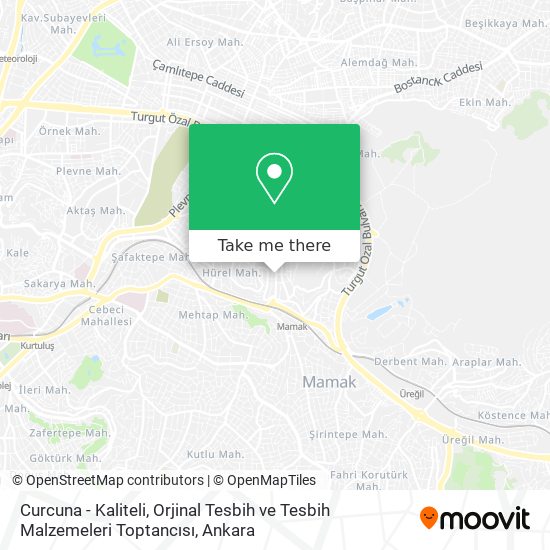 Curcuna - Kaliteli, Orjinal Tesbih ve Tesbih Malzemeleri Toptancısı map
