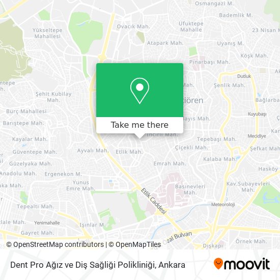 Dent Pro Ağız ve Diş Sağliği Polikliniği map