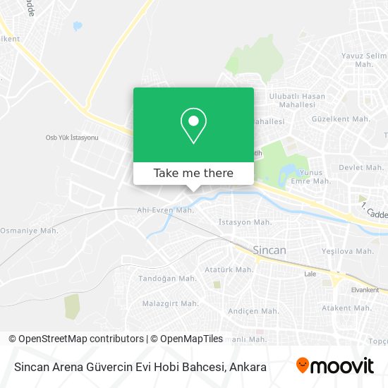 Sincan Arena Güvercin Evi Hobi Bahcesi map