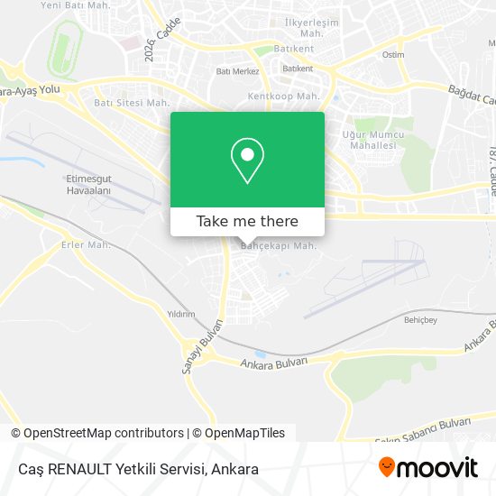 Caş RENAULT Yetkili Servisi map