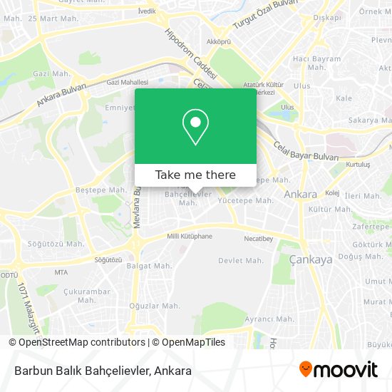 Barbun Balık Bahçelievler map