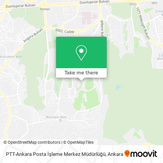 PTT-Ankara Posta İşleme Merkez Müdürlüğü map