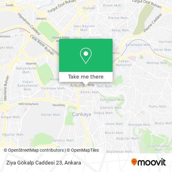 Ziya Gökalp Caddesi 23 map