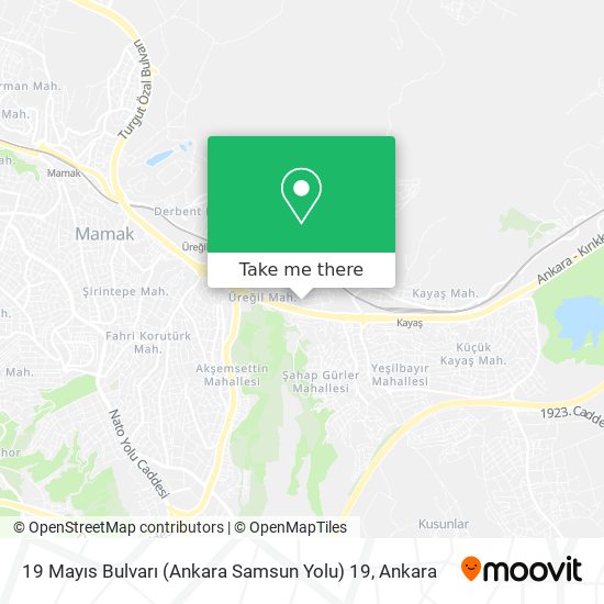 19 Mayıs Bulvarı (Ankara Samsun Yolu) 19 map