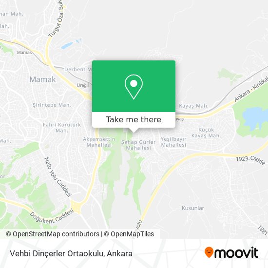 Vehbi Dinçerler Ortaokulu map
