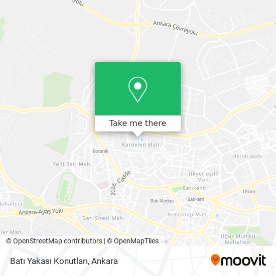 Batı Yakası Konutları map