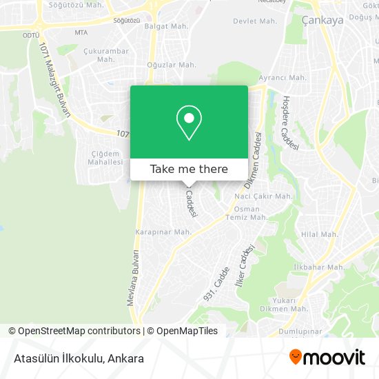 Atasülün İlkokulu map
