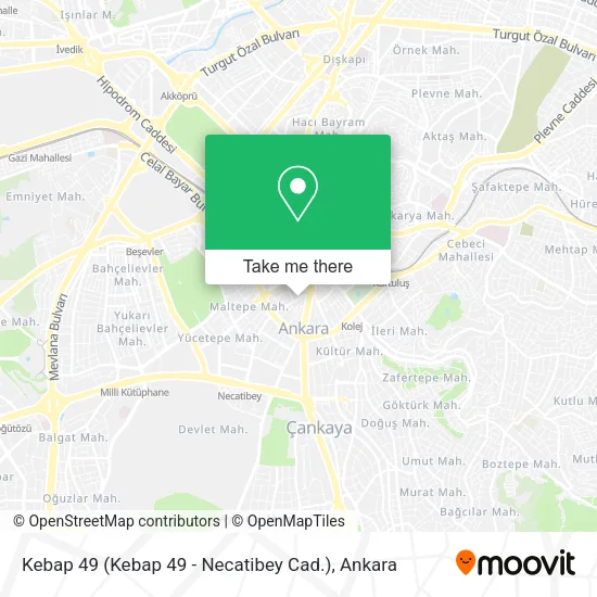 Kebap 49 (Kebap 49 - Necatibey Cad.) map