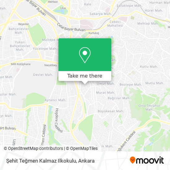 Şehit Teğmen Kalmaz Ilkokulu map