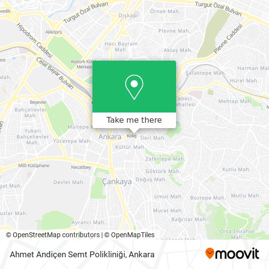 Ahmet Andiçen Semt Polikliniği map