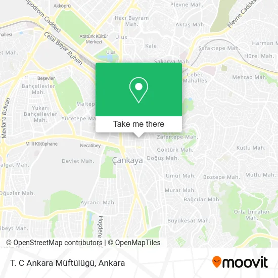 T. C Ankara Müftülüğü map