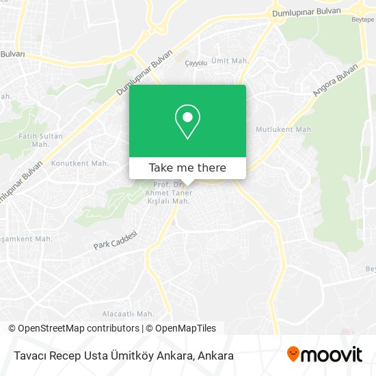 Tavacı Recep Usta Ümitköy Ankara map