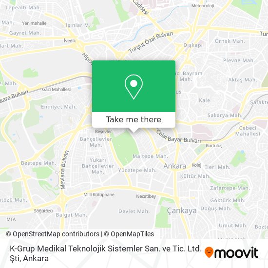 K-Grup Medikal Teknolojik Sistemler San. ve Tic. Ltd. Şti map