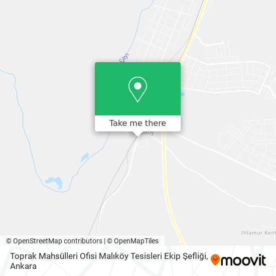 Toprak Mahsülleri Ofisi Malıköy Tesisleri Ekip Şefliği map