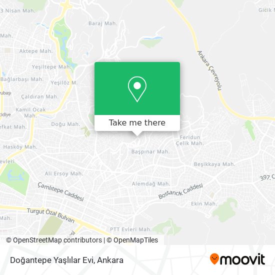 Doğantepe Yaşlılar Evi map