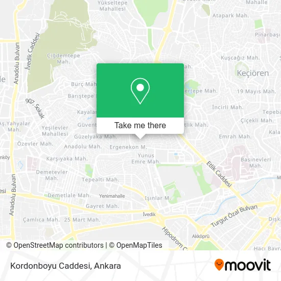 Kordonboyu Caddesi map