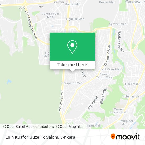 Esin Kuaför Güzellik Salonu map