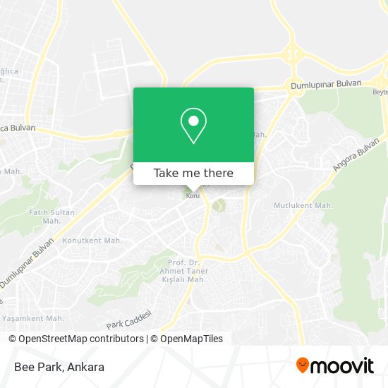 Bee Park map
