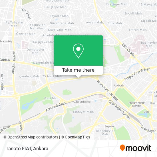 Tanoto FIAT map