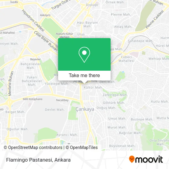 Flamingo Pastanesi map