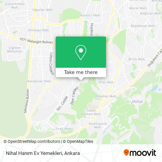 Nihal Hanım Ev Yemekleri map