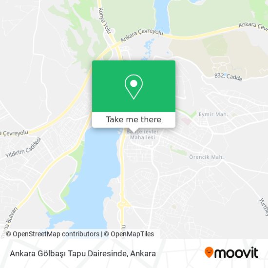 Ankara Gölbaşı Tapu Dairesinde map